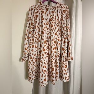 Leopard Print Kids Dress